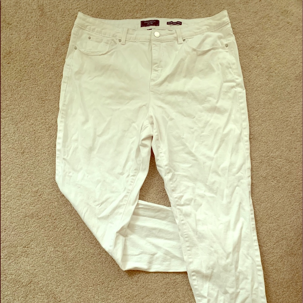 White jeans